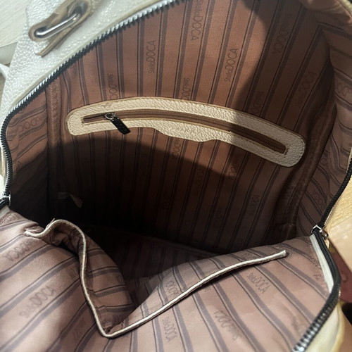 Doca backpack white used with minor imperfections