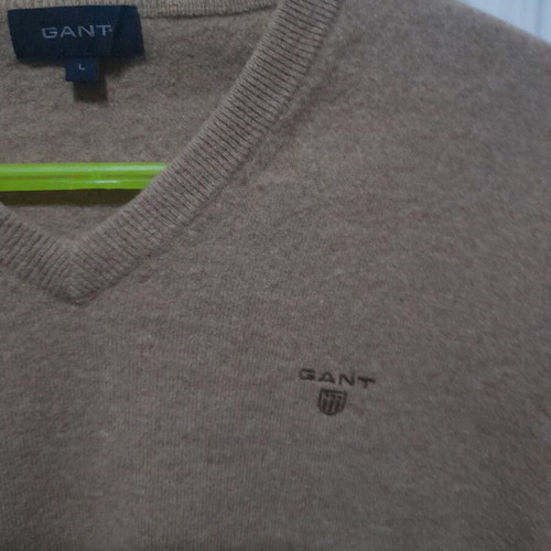 Gant men's wool sweater like new, beige, size L