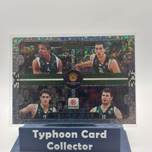 2025-26 Panini Contenders Euroleague Panathinaikos Team Quads card