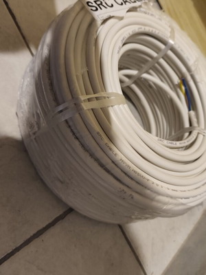 Electrical cables CCA 3x1.5 mm coil 100 meters