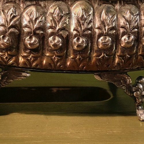 Silver decorative bowl 800 Italy like new