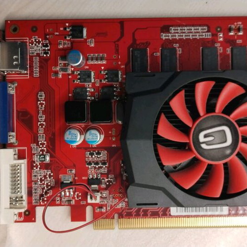 NVIDIA GeForce GT 220 1 GB graphics card used, socket 775