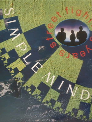 Simple Minds Street Fighting Years LP σαν καινούργιο, rock