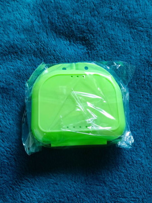 Mouthguard case green new