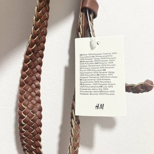 H&M Brown Summer Belt New 105 cm