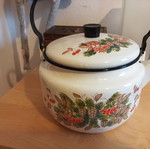 Enamel used teapot