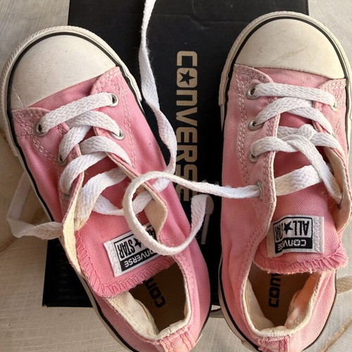Converse kids' sneakers for girls EU25 UK9 15.5cm, pink