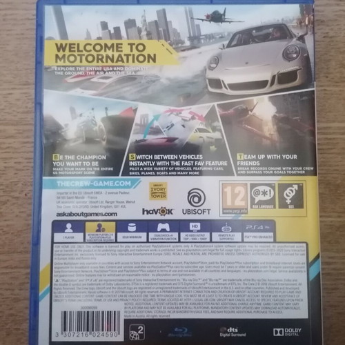 The Crew 2 PS4 game used