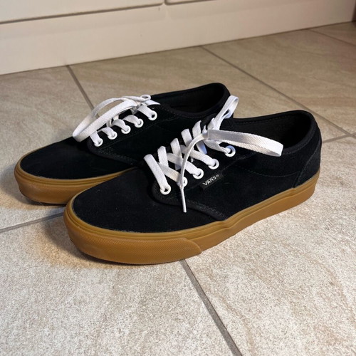 Vans Era black with brown sole like new athletic shoes size 39