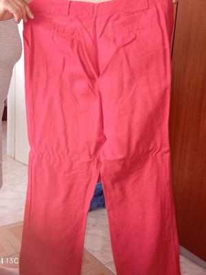 Pants like new, size L, red