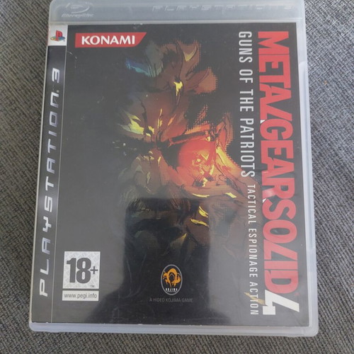 Metal Gear Solid 4 PS3 game used