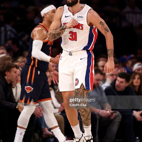 Evan Fournier Detroit Pistons 2023/24 NBA game jersey like new