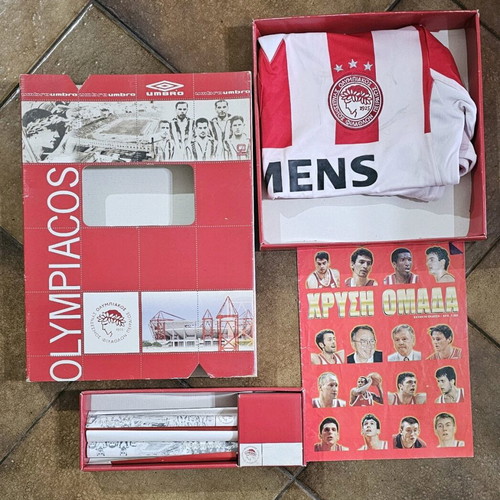 Olympiacos collectible jersey 2004-2005 new, authentic