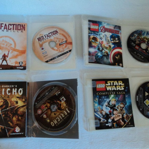 PS3 and PC games used, pack of 12 including Lego and Infamous