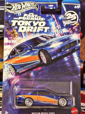 Hot Wheels Silver Series Tokyo Drift Nissan Silvia S15