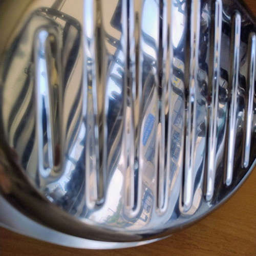 Stainless steel serving platter, 26x37 cm