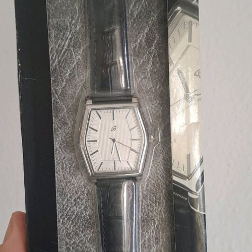 Auriol wristwatch new men's black