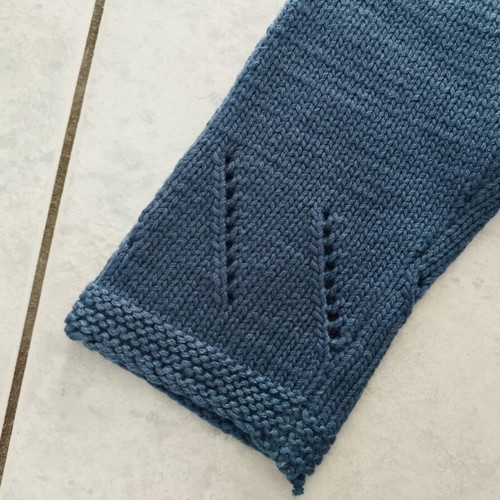 Knitted wool cardigan new, blue, size M