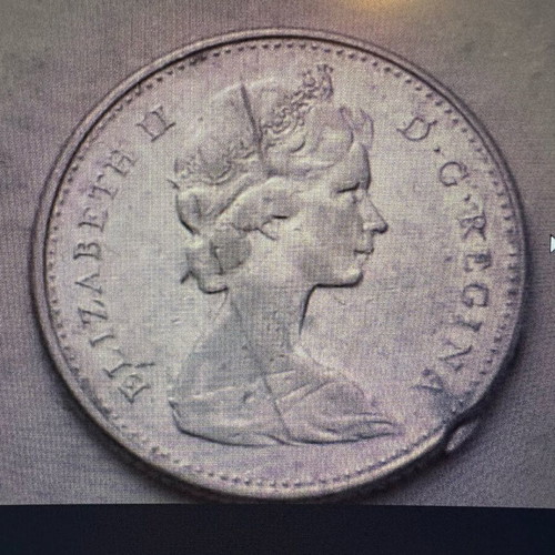 Canada 1968 error coin used