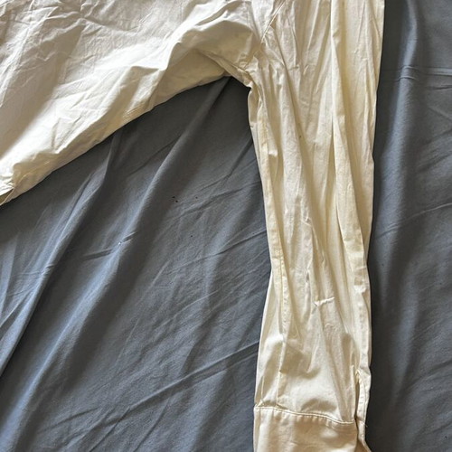 Vertice women's shirt 4XL used, off-white with embroidery