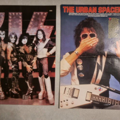 Kiss posters used, pack of 20 from magazines