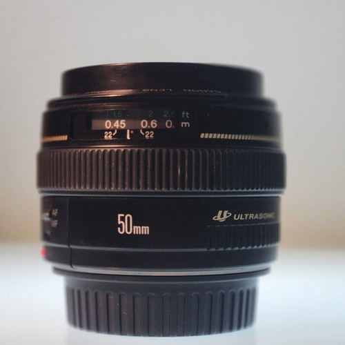 Canon Full Frame 50mm f/1.4 USM photographic lens used