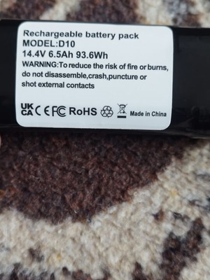 Μπαταρία για ρομποτική σκούπα 14.4V 61WH 5200mAh συμβατή με Botvac D3 D4 D5 D6 D7