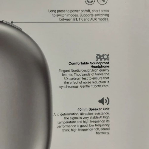 Hoco W35 Max Hybrid Headphones new with 800mAh battery and 90 hours