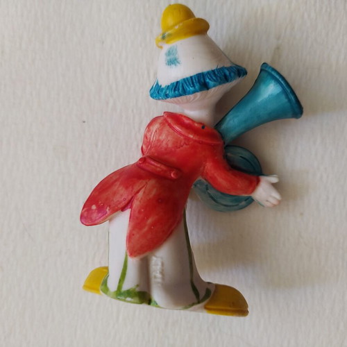 Vintage clown figurine made in Italy, like new, 8 cm