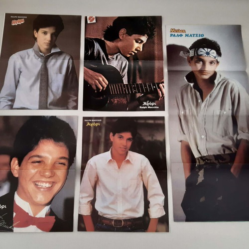 Ralph Macchio posters used, pack of 10 from Agori and Blek magazines