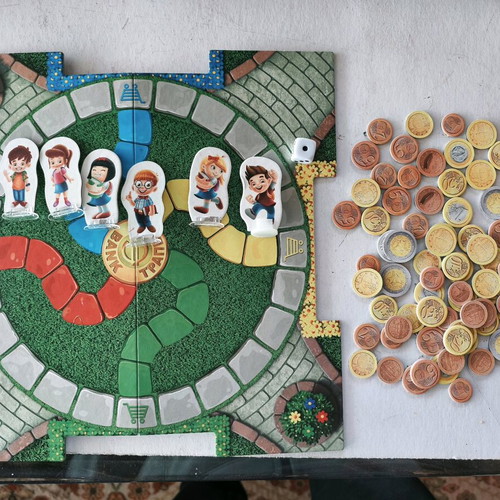 Go Shopping board game Mikres Agores like new
