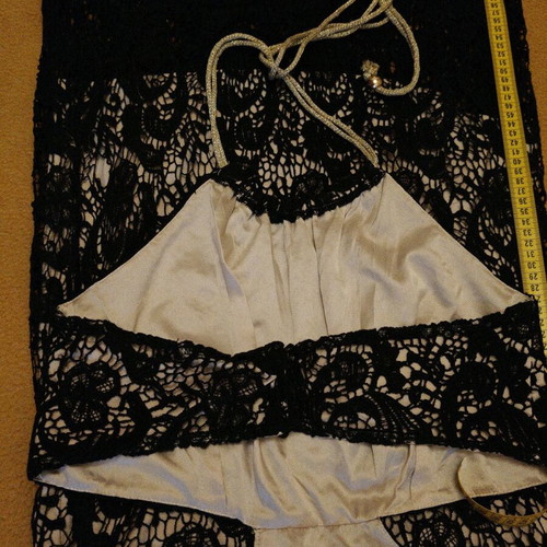 Impressive black lace cut out dress Lynne(unworn)