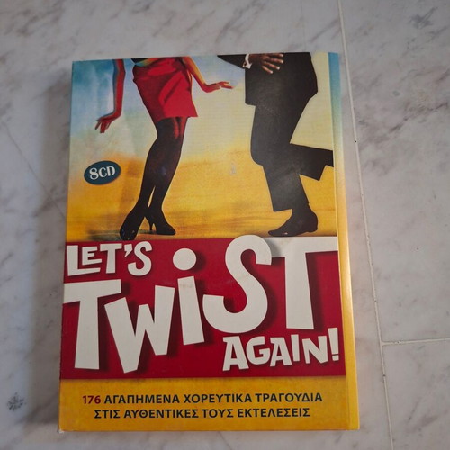 Let’s Twist Again! box set 8 CD used, classic rock and pop hits