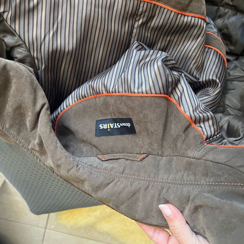 Men's jacket beige brown size L like new