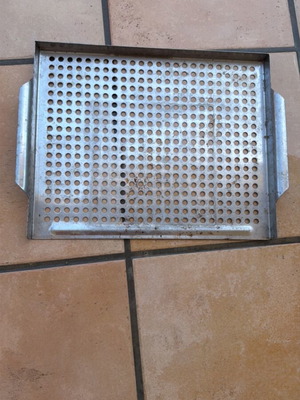 NATERIAL Alpha baking tray used, stainless steel
