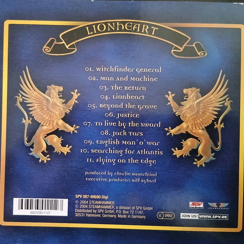 Saxon Lionheart Digipak CD used, metal