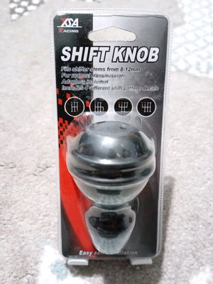 Shift knob type B new with adapters and decals