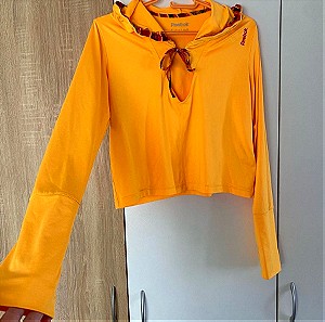 Reebok large αθλητική μπλούζα πορτοκαλί
