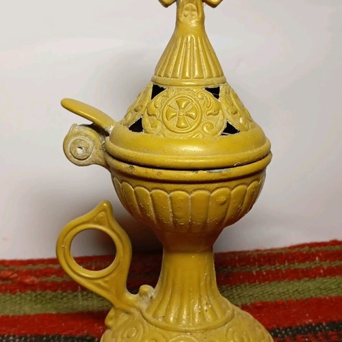 Metal incense burner used