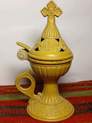 Metal incense burner used