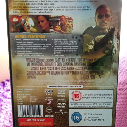 The Kingdom DVD like new, action adventure crime, subbed