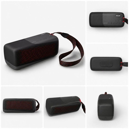 Philips TAS4807B portable Bluetooth speaker 20W new, waterproof