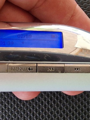 Philips GoGear SA157 MP3 player σαν καινούργιο, 512MB, ασημί φινίρισμα