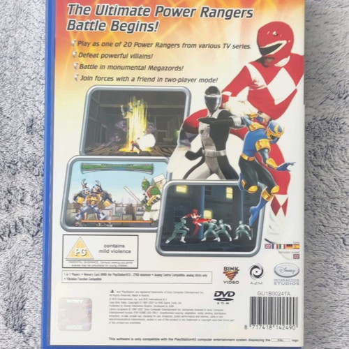 Power Rangers Super Legends PS2 used for PlayStation 2
