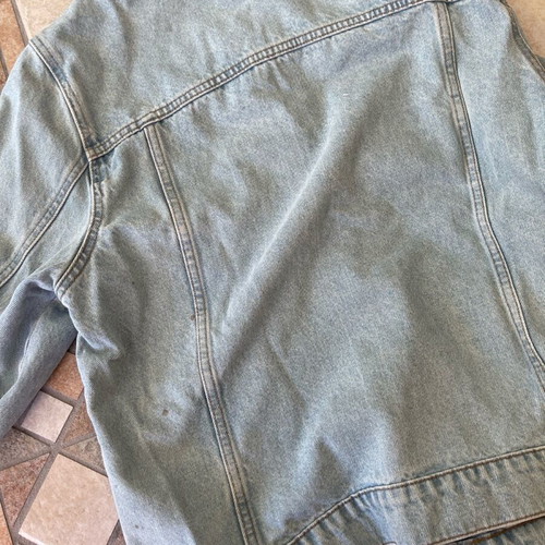 Bershka blue jacket used, size L