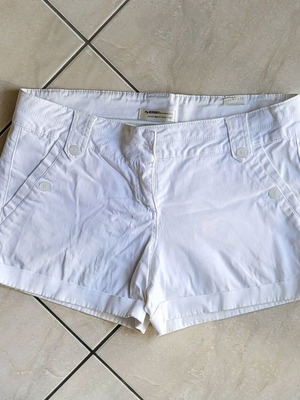 Σορτσάκι low rise λευκό Bershka σαν καινούργιο, μέγεθος XL