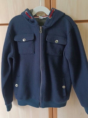 iDO boys' jacket 128 cm like new with 32% wool
