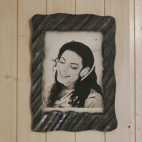 Michael Jackson wooden frame like new, handmade