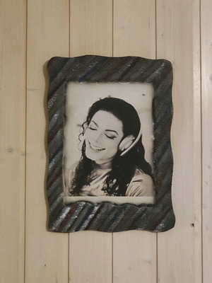 Michael Jackson wooden frame like new, handmade