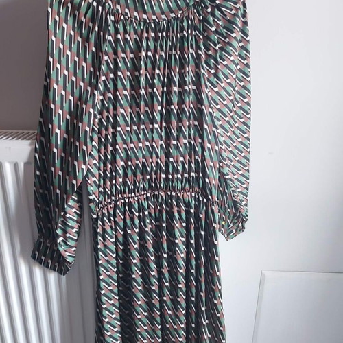 MSR women's dress like new, beige and green, size M